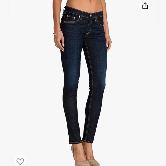 rag & bone Denim - Rag & Bone Skinny Jeans in Kensington Wash Size 27